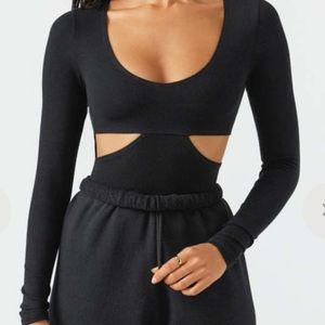 Joah Brown long sleeve cutout top